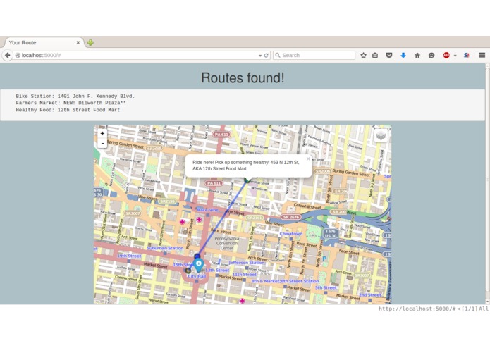 Healthy Route – screenshot 3
