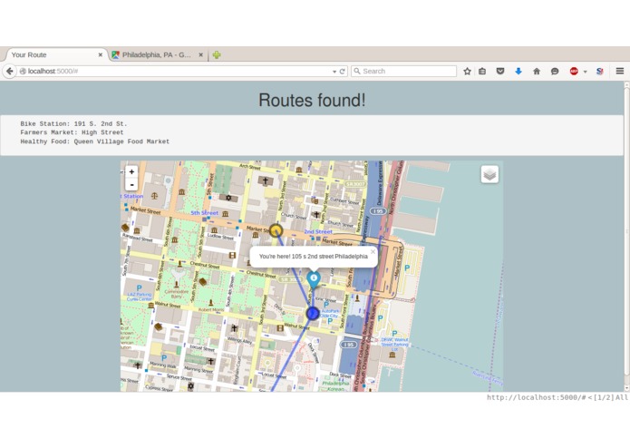 Healthy Route – screenshot 4