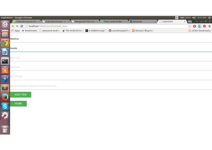 CapitAlert – screenshot 2