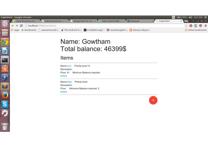 CapitAlert – screenshot 3
