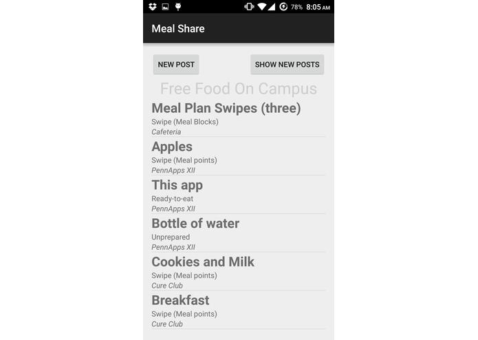 Meal Share – screenshot 2