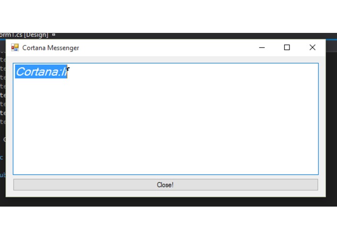 Cortana Messenger – screenshot 1
