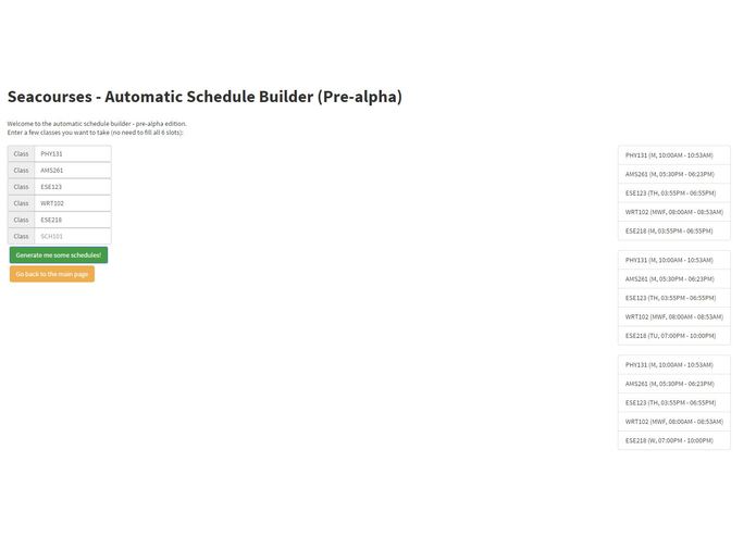 SeaCourses – screenshot 3