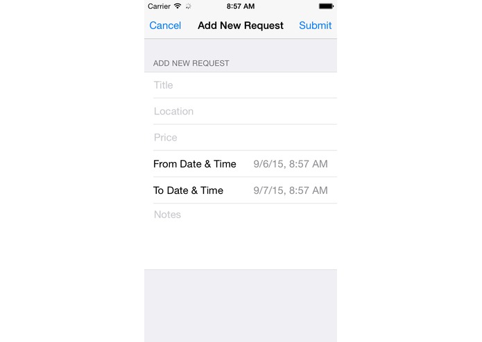 sendr – screenshot 2