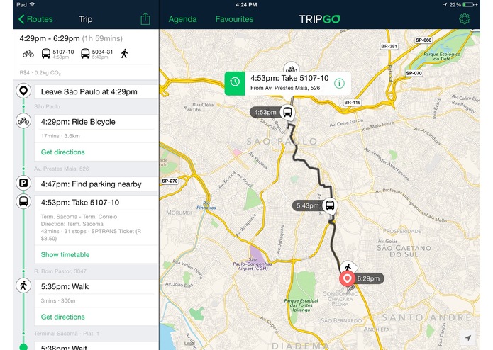 TripGo in São Paulo – screenshot 6