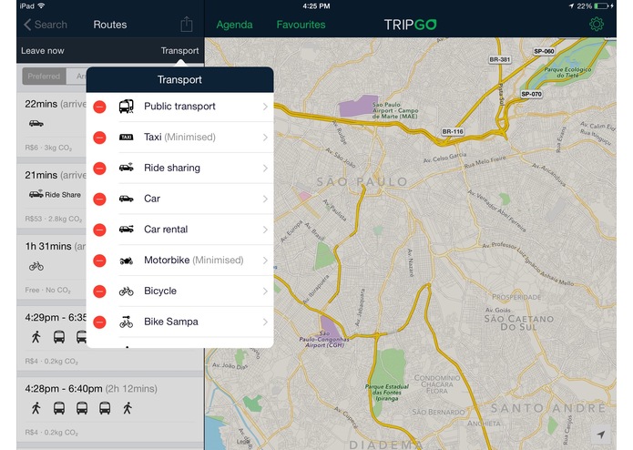 TripGo in São Paulo – screenshot 7
