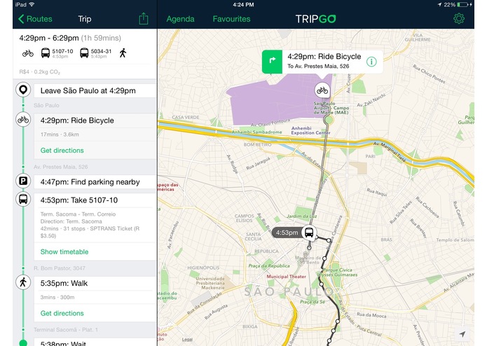 TripGo in São Paulo – screenshot 13