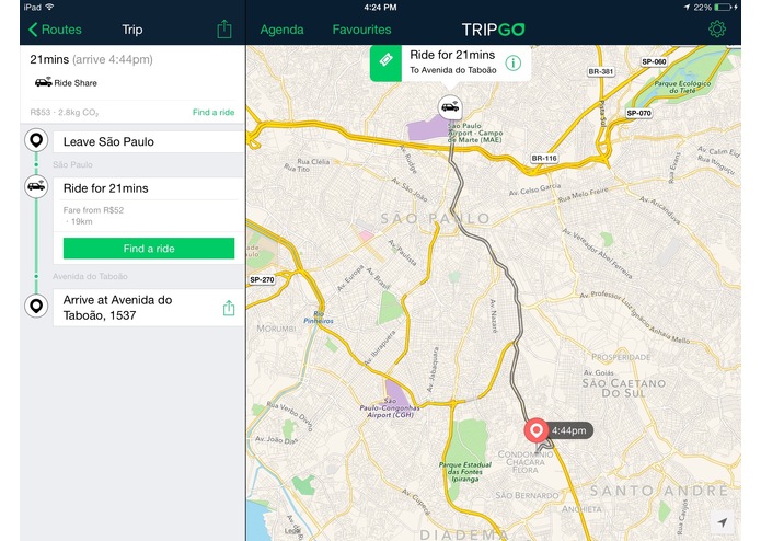 TripGo in São Paulo – screenshot 14