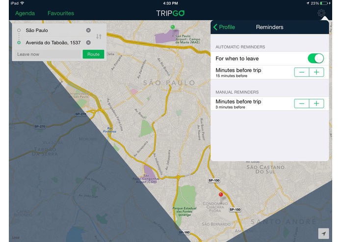 TripGo in São Paulo – screenshot 15