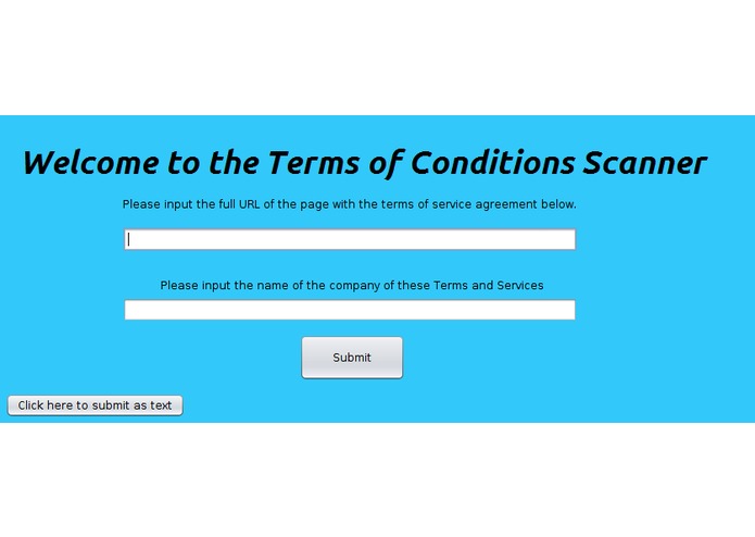 TermsOfAgreementReader – screenshot 1
