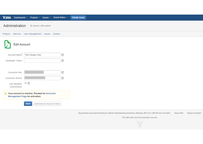 Actual Notes JIRA Add-On – screenshot 3