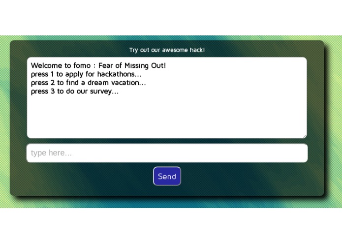 fomo – screenshot 2