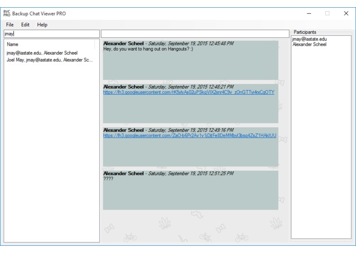 Backup Chat Viewer – screenshot 2