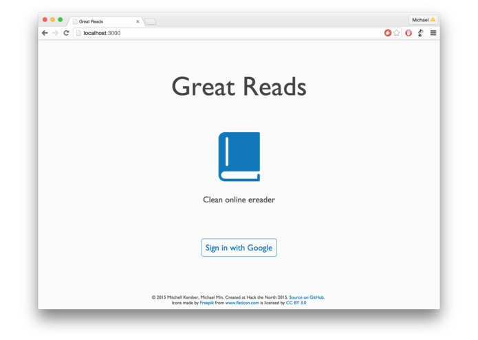 Great Reads – screenshot 1