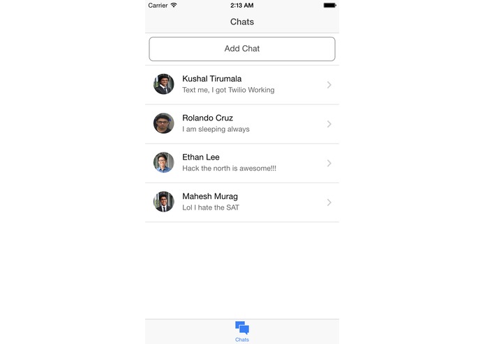 IBMessenger – screenshot 1