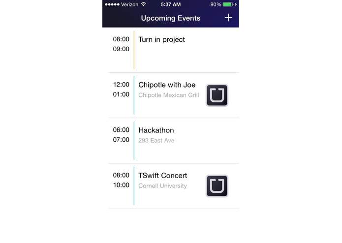 Reminder Rides – screenshot 1