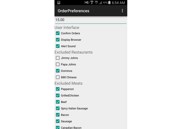 FeedMe – screenshot 2