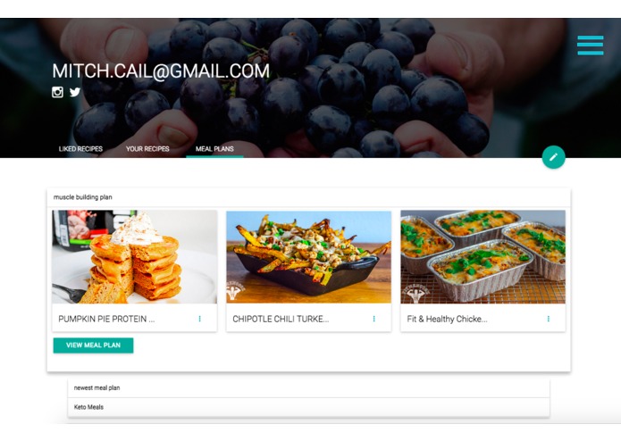 Poodle, the automatic nutrition plan builder  – screenshot 3