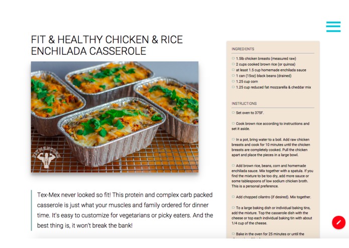 Poodle, the automatic nutrition plan builder  – screenshot 4