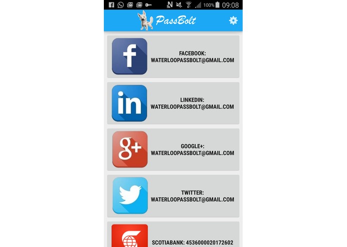 PassBolt – screenshot 2