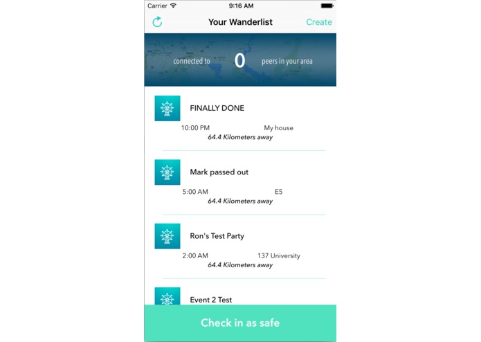 Wanderlst – screenshot 2