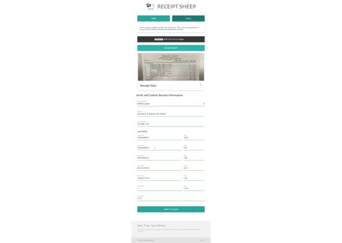 Receipt Sheep – screenshot 1