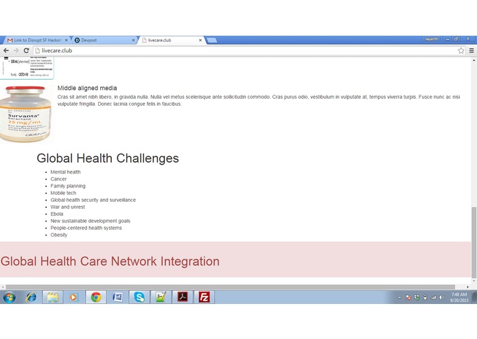 TeleMedicine(www.livecare.club) – screenshot 1
