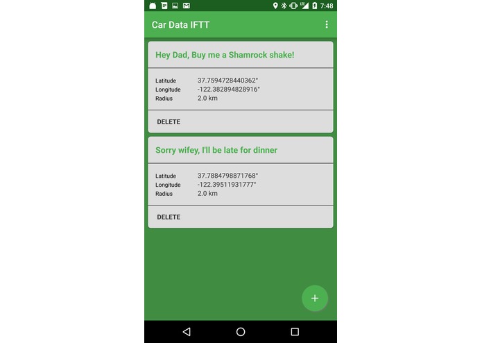 CarDataIFTT – screenshot 6