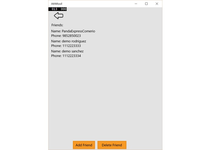 AthMovil Windows – screenshot 1