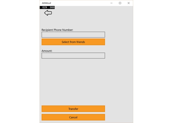 AthMovil Windows – screenshot 2