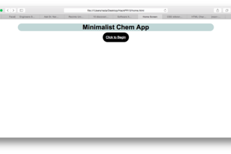 Minimalist Chem App | Devpost