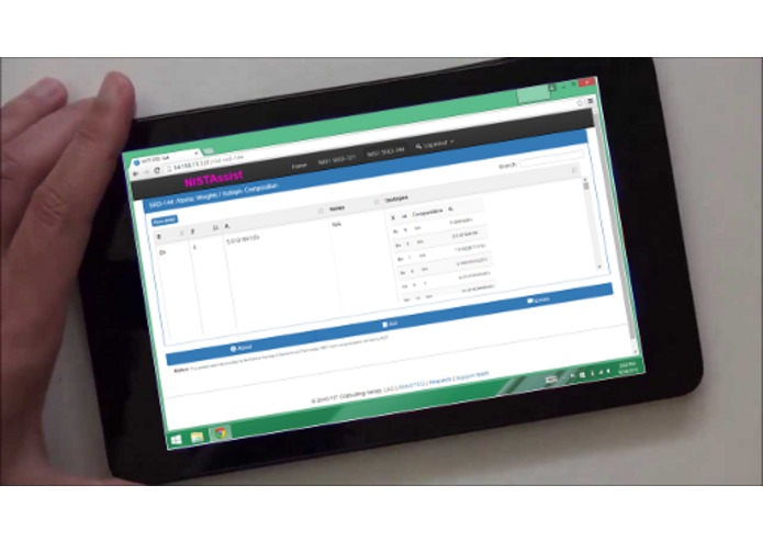 NISTAssist – screenshot 1
