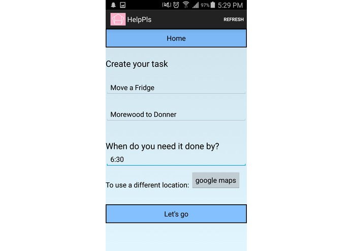 HelpPls – screenshot 2