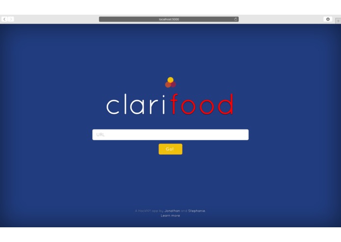 clarifood – screenshot 1