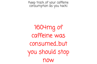 Hackathon Caffeine Counter
