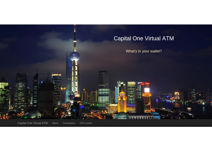 CapitalOneHACKTX – screenshot 1