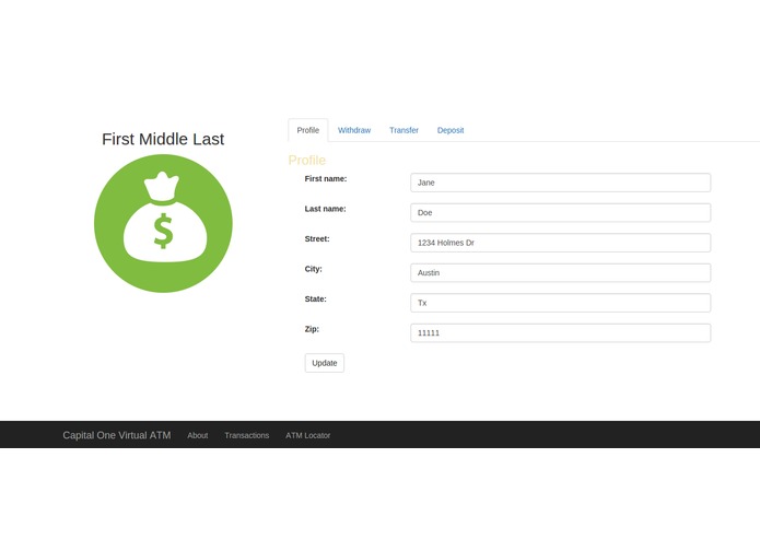 CapitalOneHACKTX – screenshot 3