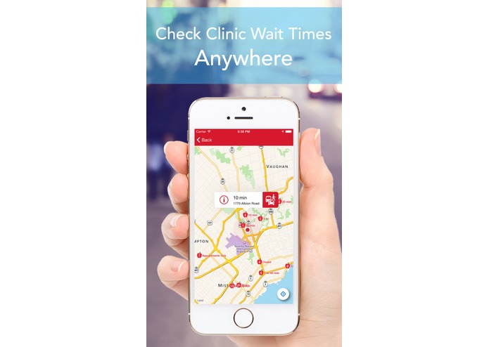 Clinic Wait Times + Map – screenshot 1