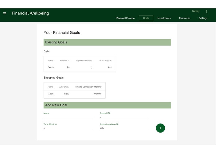 Financial Wellbeing – screenshot 4