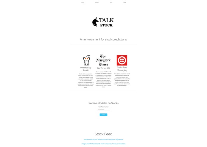 Talk_Stock – screenshot 1