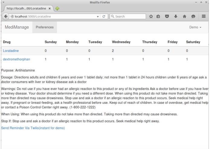 MediManage – screenshot 1