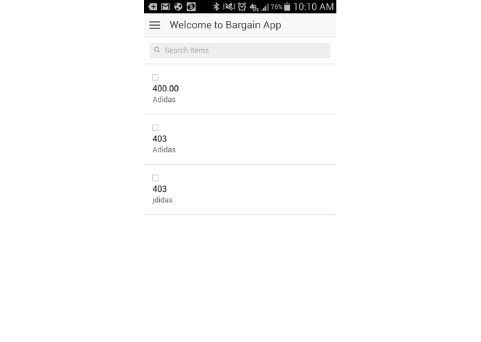 BargainApp – screenshot 1