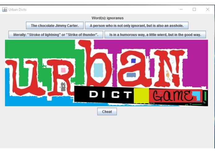 UrbanDictGame – screenshot 1