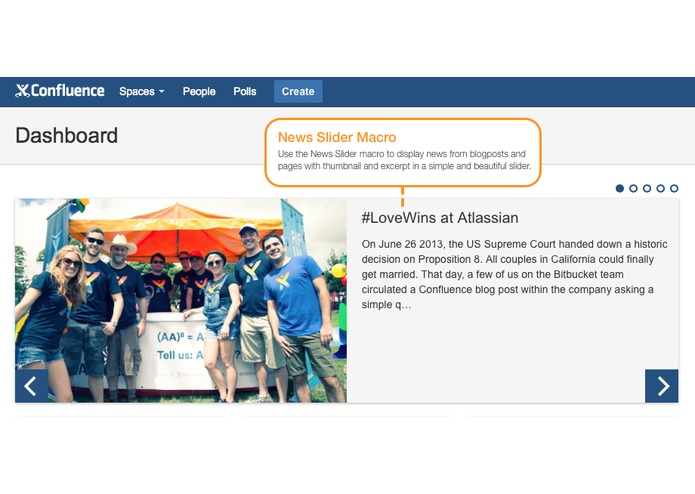 News Teaser for Confluence – screenshot 2