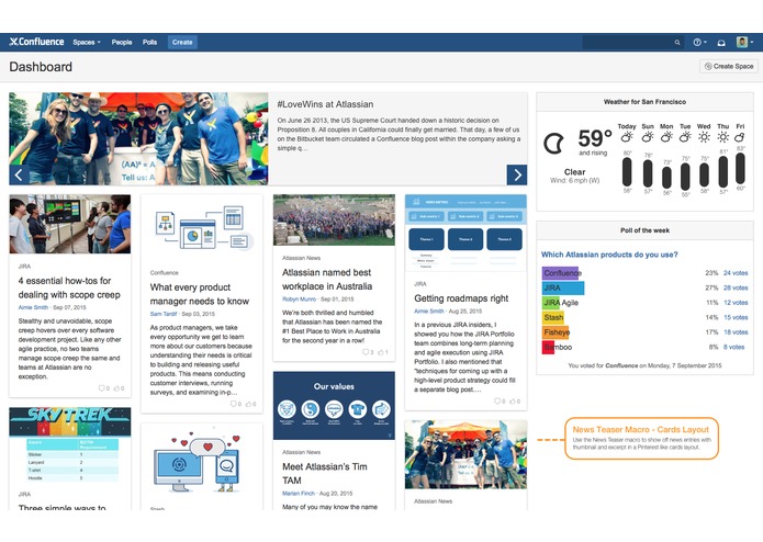 News Teaser for Confluence – screenshot 3