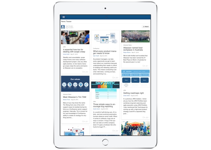 News Teaser for Confluence – screenshot 6
