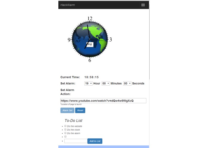 HackAlarm – screenshot 1