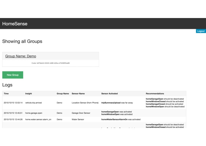 Homesense – screenshot 2