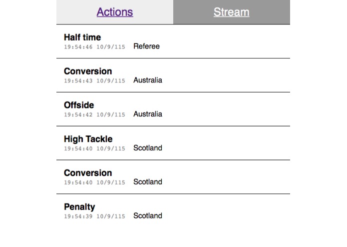 Sports Report – screenshot 2