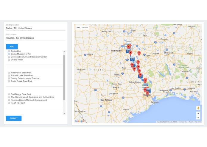 RouteIt – screenshot 1